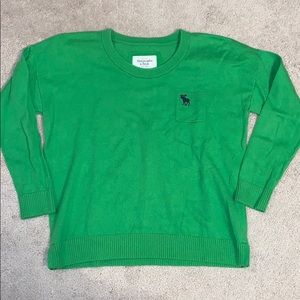 Abercrombie& Fitch green sweater